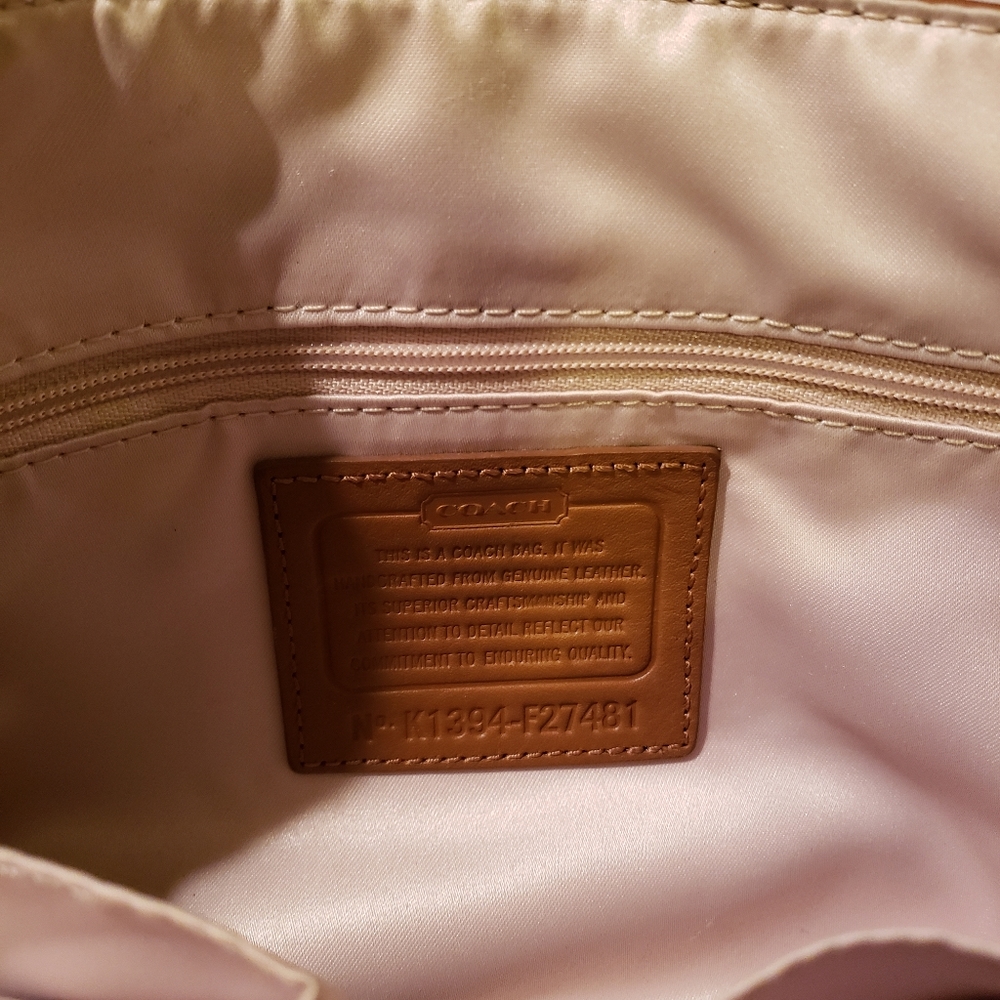 Coach Leather Bag Euc Authentic - image 8